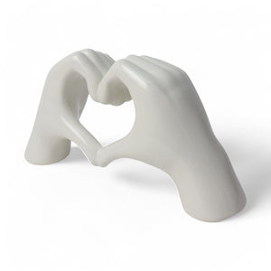 Mani a Cuore Bianco - Siniscalchi Ceramics