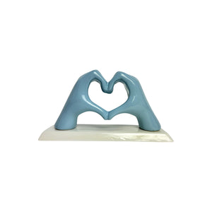 Mani a Cuore Carta da Zucchero con base - Siniscalchi Ceramics