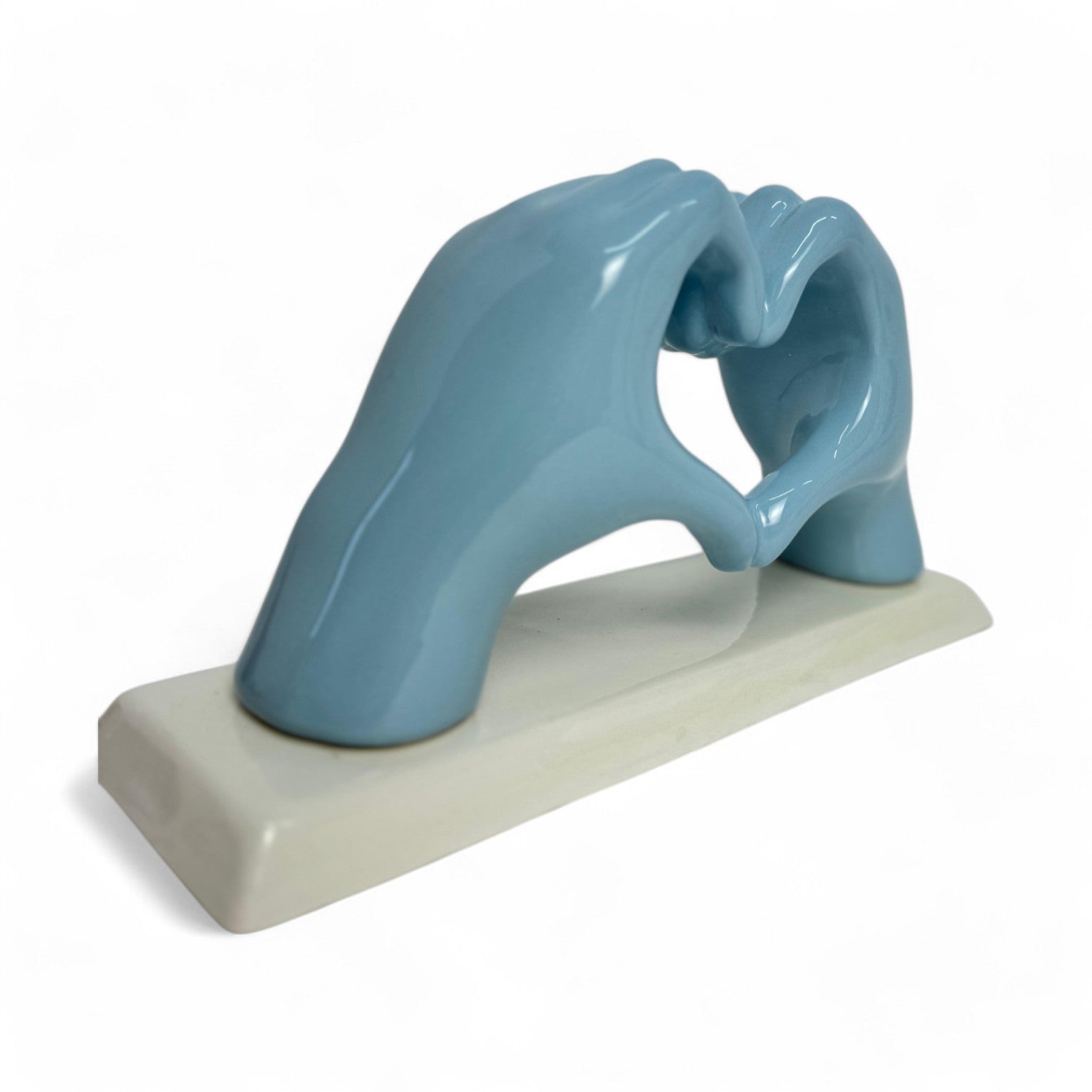 Mani a Cuore Carta da Zucchero con base - Siniscalchi Ceramics