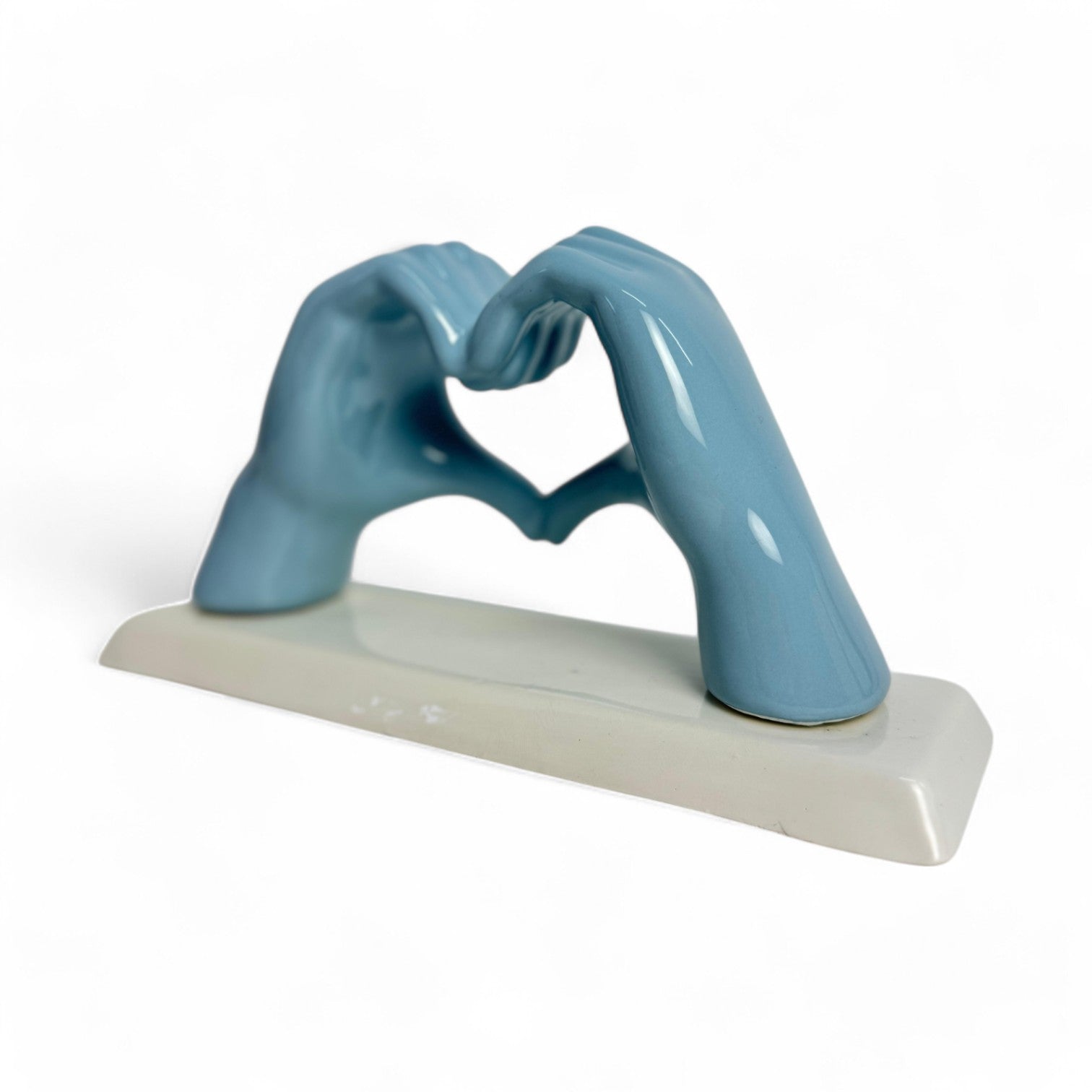Mani a Cuore Carta da Zucchero con base - Siniscalchi Ceramics