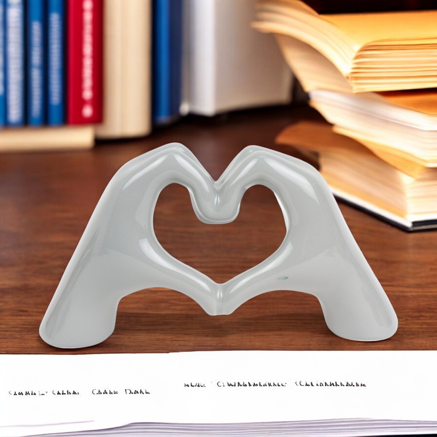 Mani a Cuore Grigio - Siniscalchi Ceramics