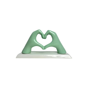 Mani a Cuore Tiffany con base - Siniscalchi Ceramics