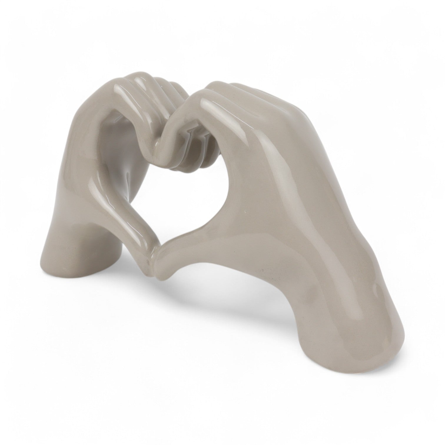 Mani a Cuore Tortora - Siniscalchi Ceramics