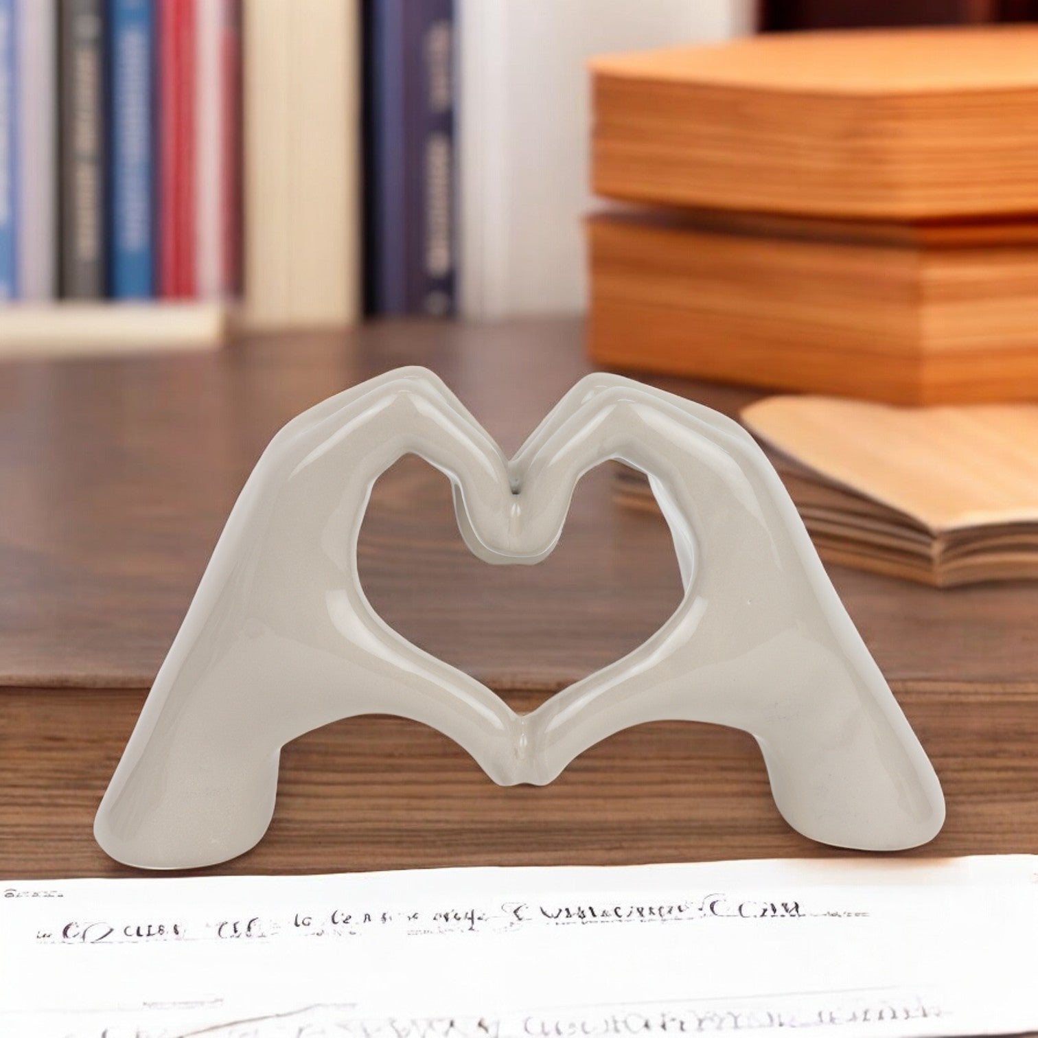 Mani a Cuore Tortora - Siniscalchi Ceramics