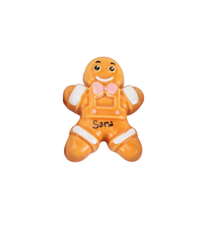 Omino pan di zenzero 6cm magnete - Siniscalchi Ceramics