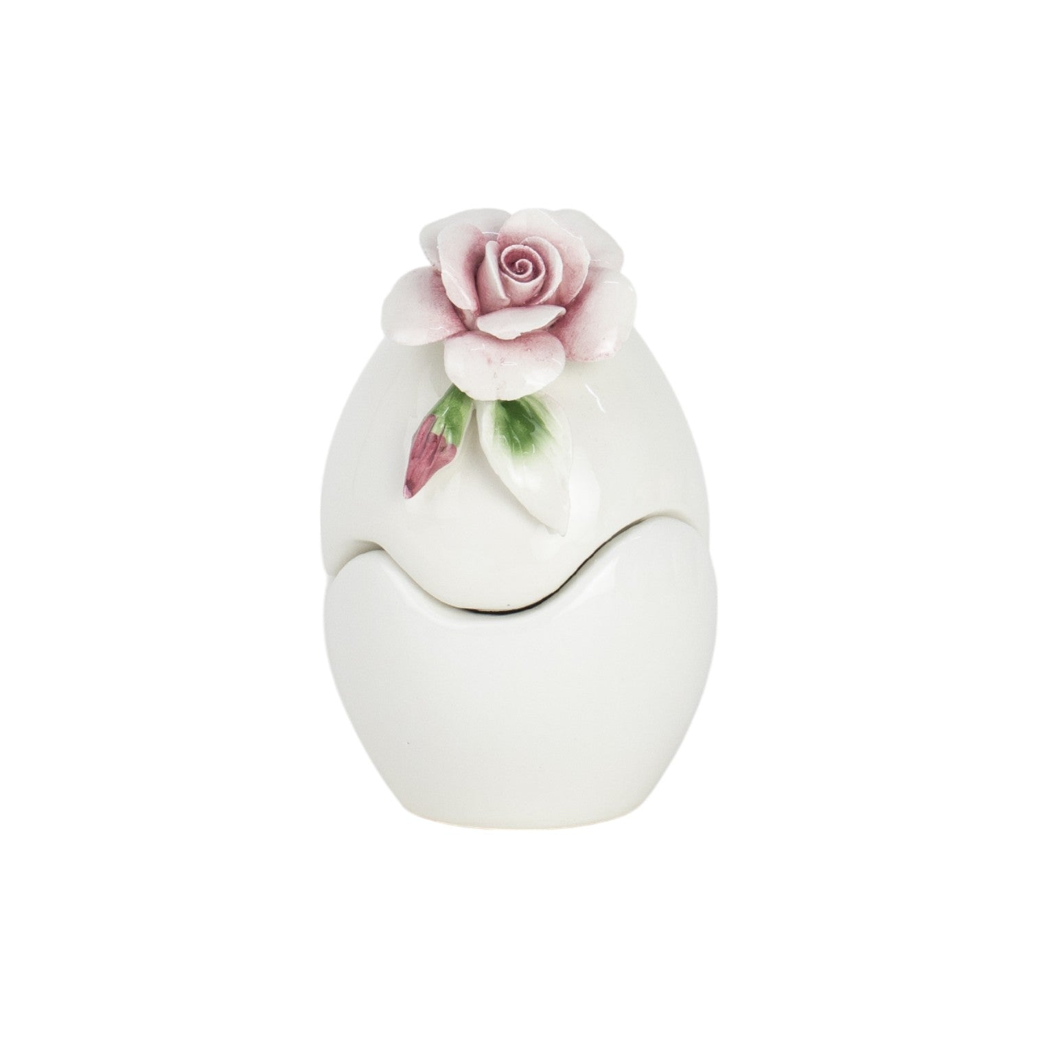 Uova di Pasqua con Rose Rosa 13cm