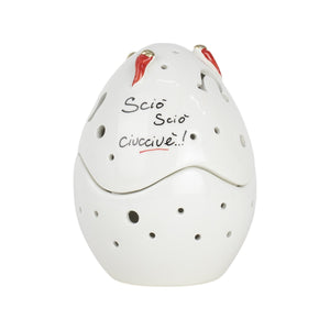 Uova di Pasqua Scaramantico 16cm - Siniscalchi Ceramics