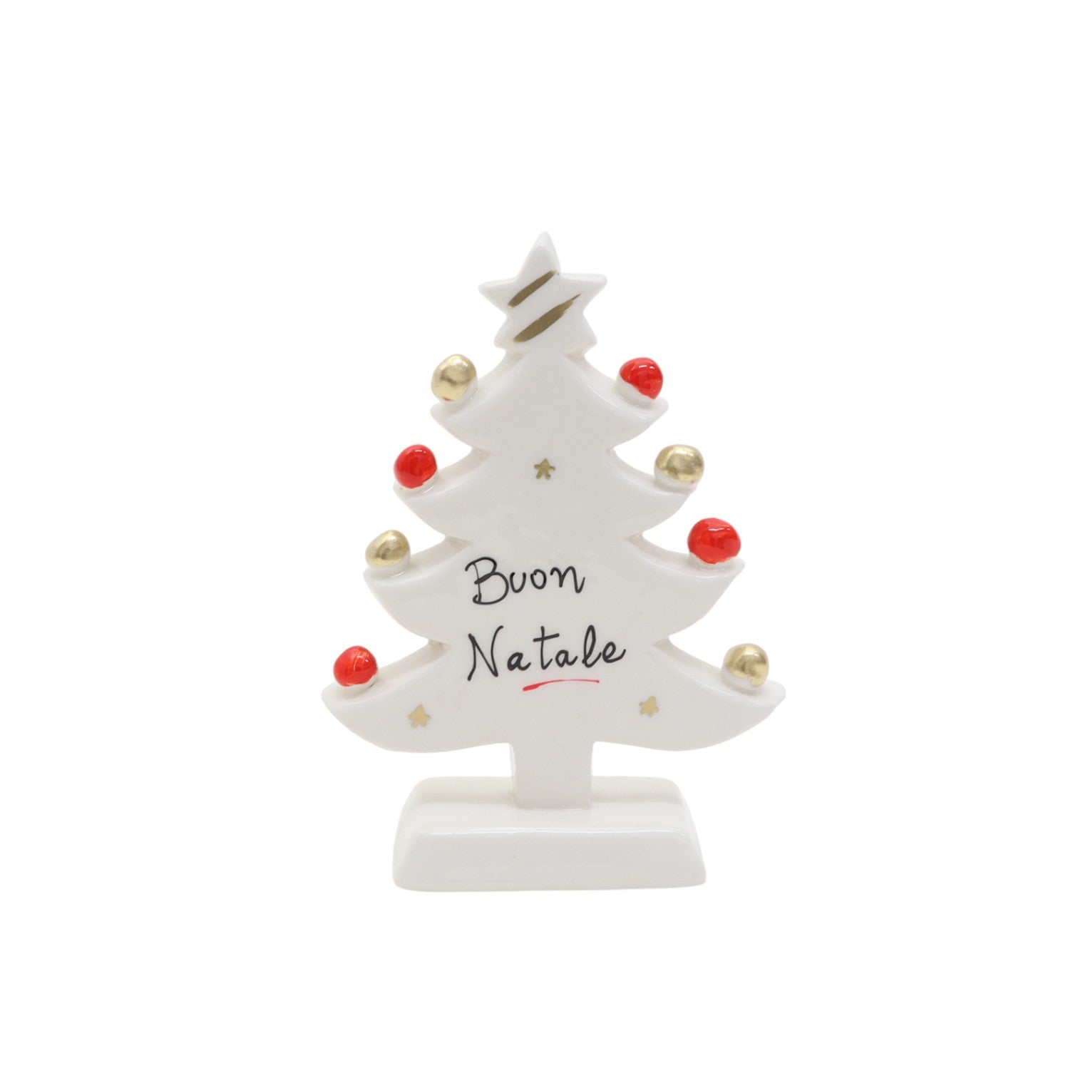 Albero di Natale Bianco 18cm - Siniscalchi Ceramics