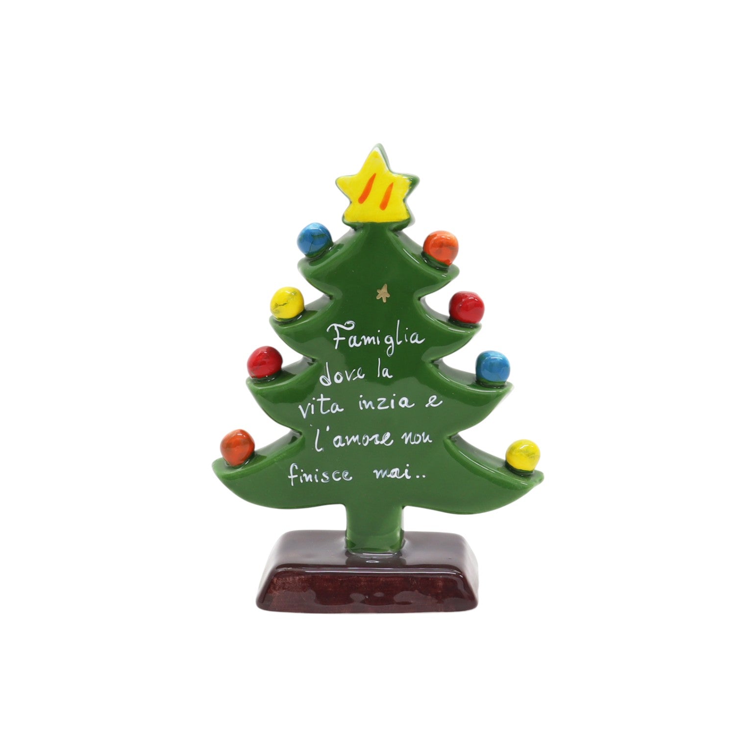 Albero di Natale Verde 18cm - Siniscalchi Ceramics