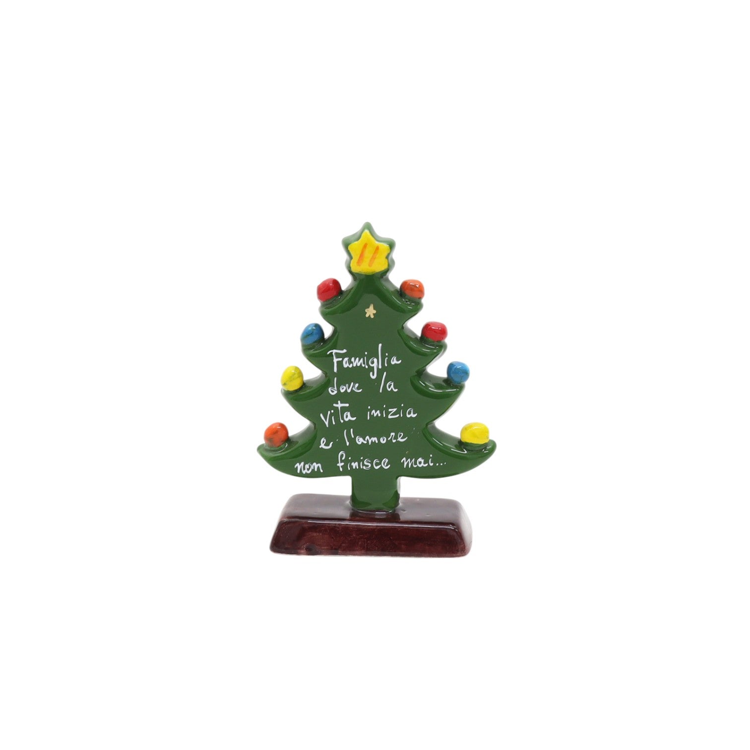 Albero di Natale Verde 12cm - Siniscalchi Ceramics