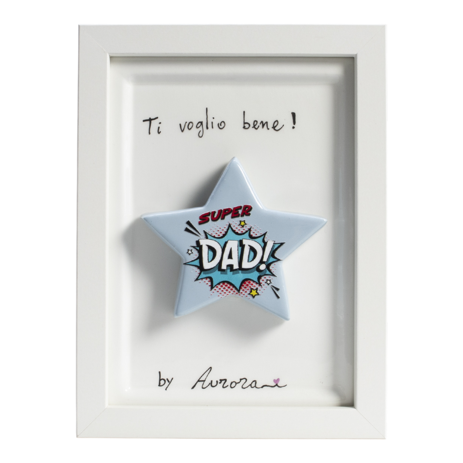 Cornice Bianca Festa del Papà