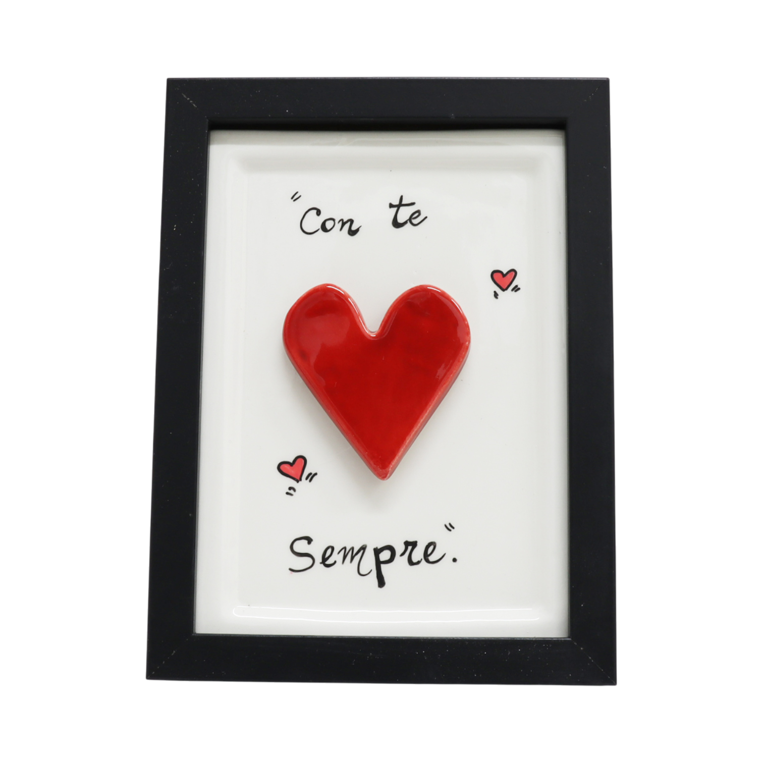 Cornice nera con Ciondolo