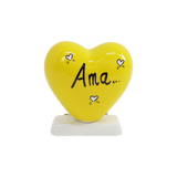 Cuore 10cm su Base Personalizzato Bomboniera