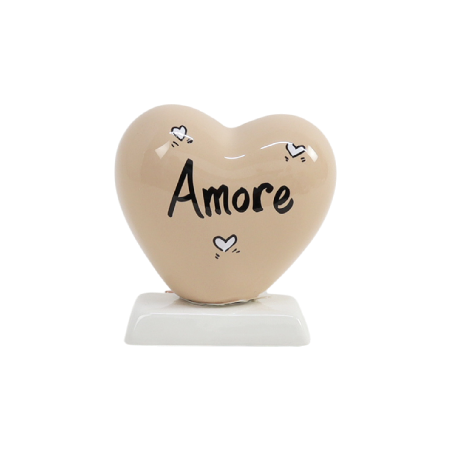 Cuore 10cm su Base Personalizzato Bomboniera