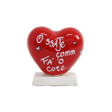 Cuore 10cm su Base Personalizzato Bomboniera