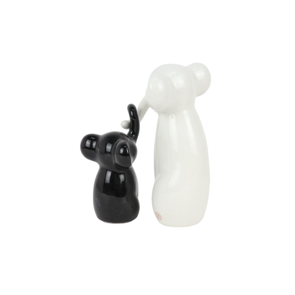 Elefanti in Ceramica Mamma/Figlio
