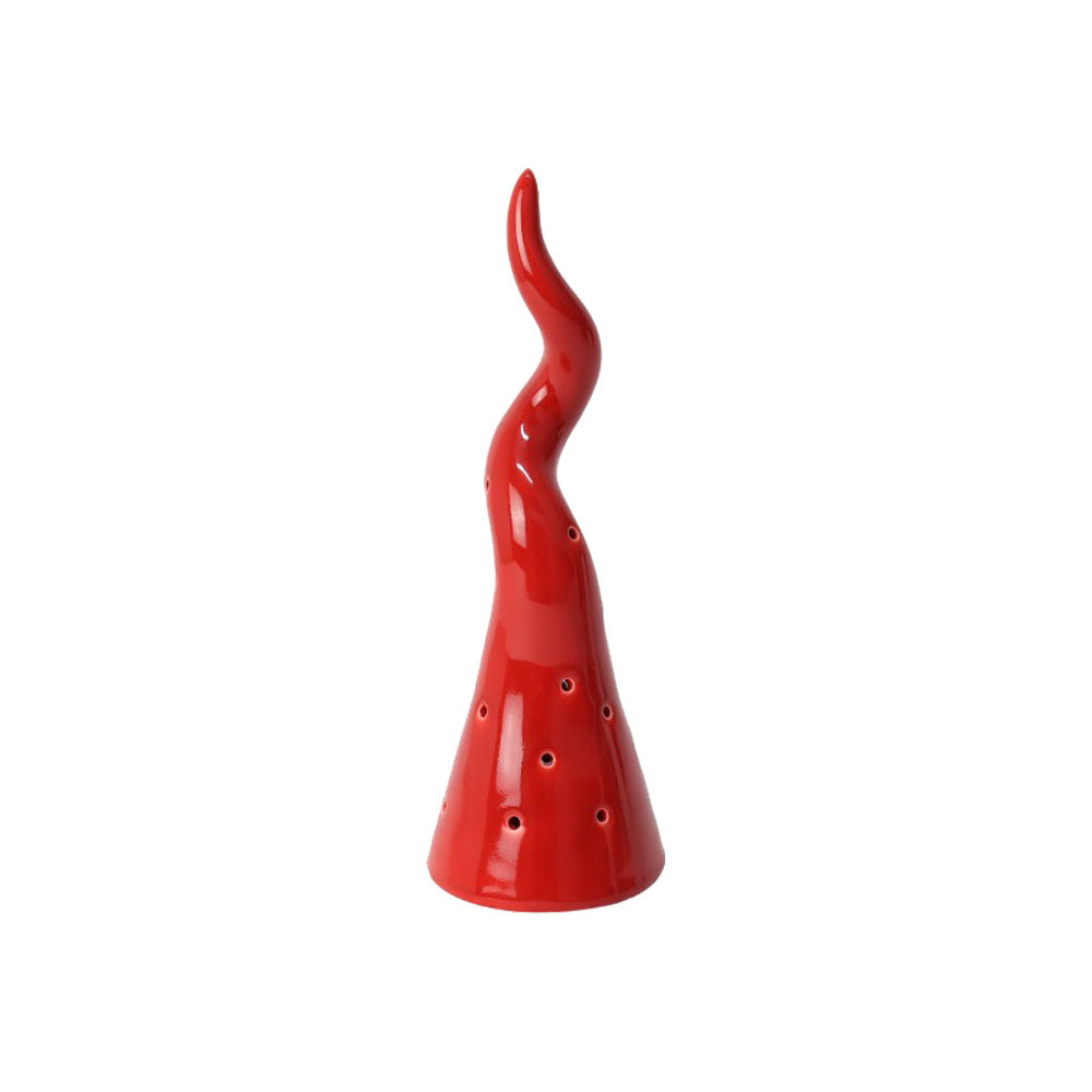 Corno in Ceramica con Vesuvio