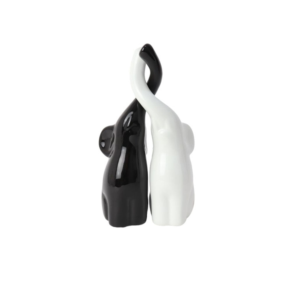 Coppia Elefanti in Ceramica