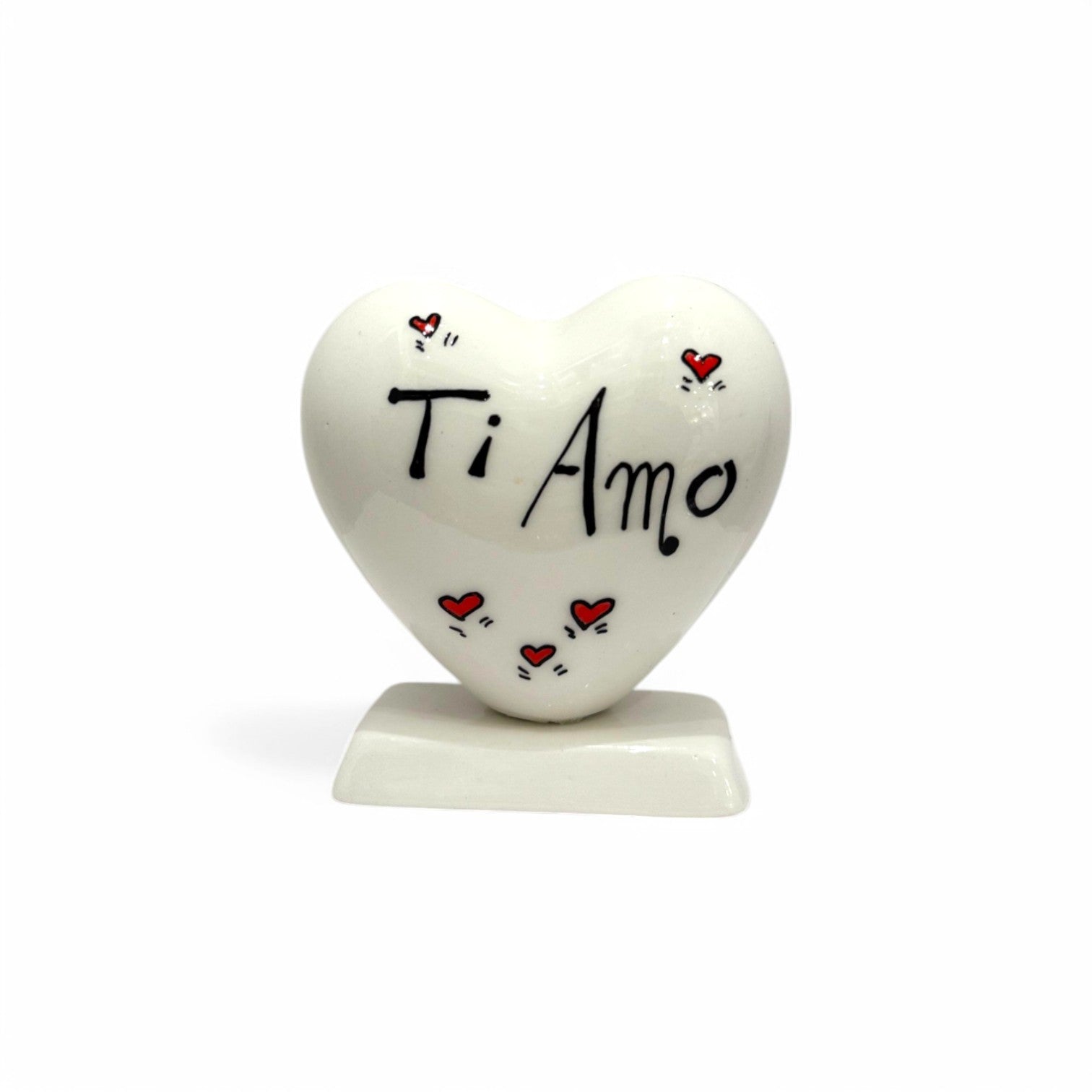 Cuore Bianco Personalizzato 10cm