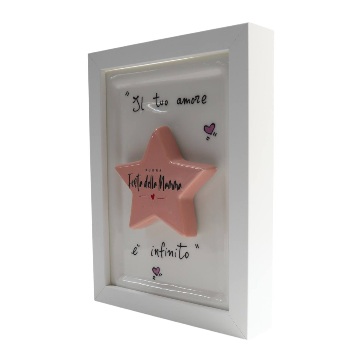 Cornice Bianca Stella Festa della Mamma