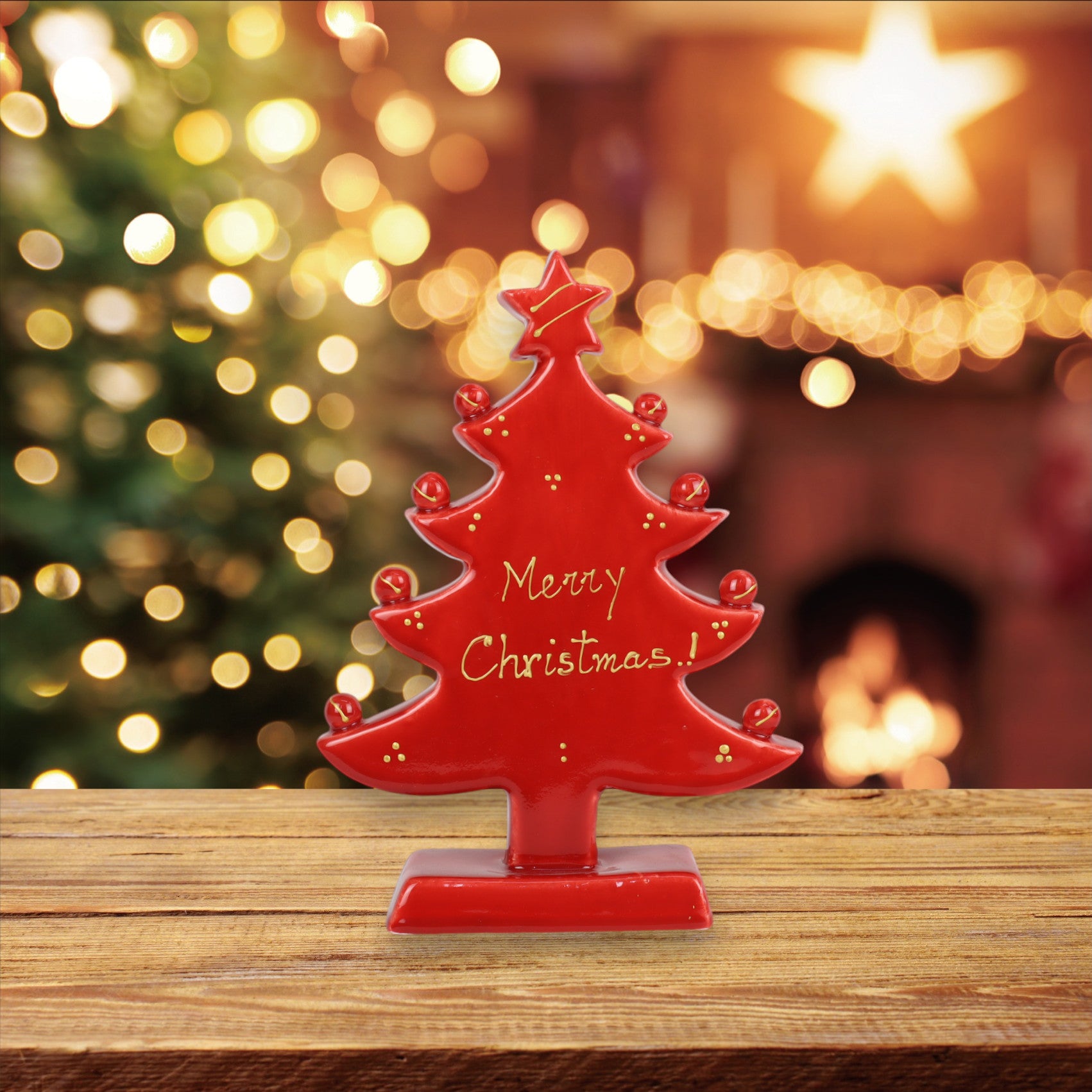 Albero di Natale Slim Rosso