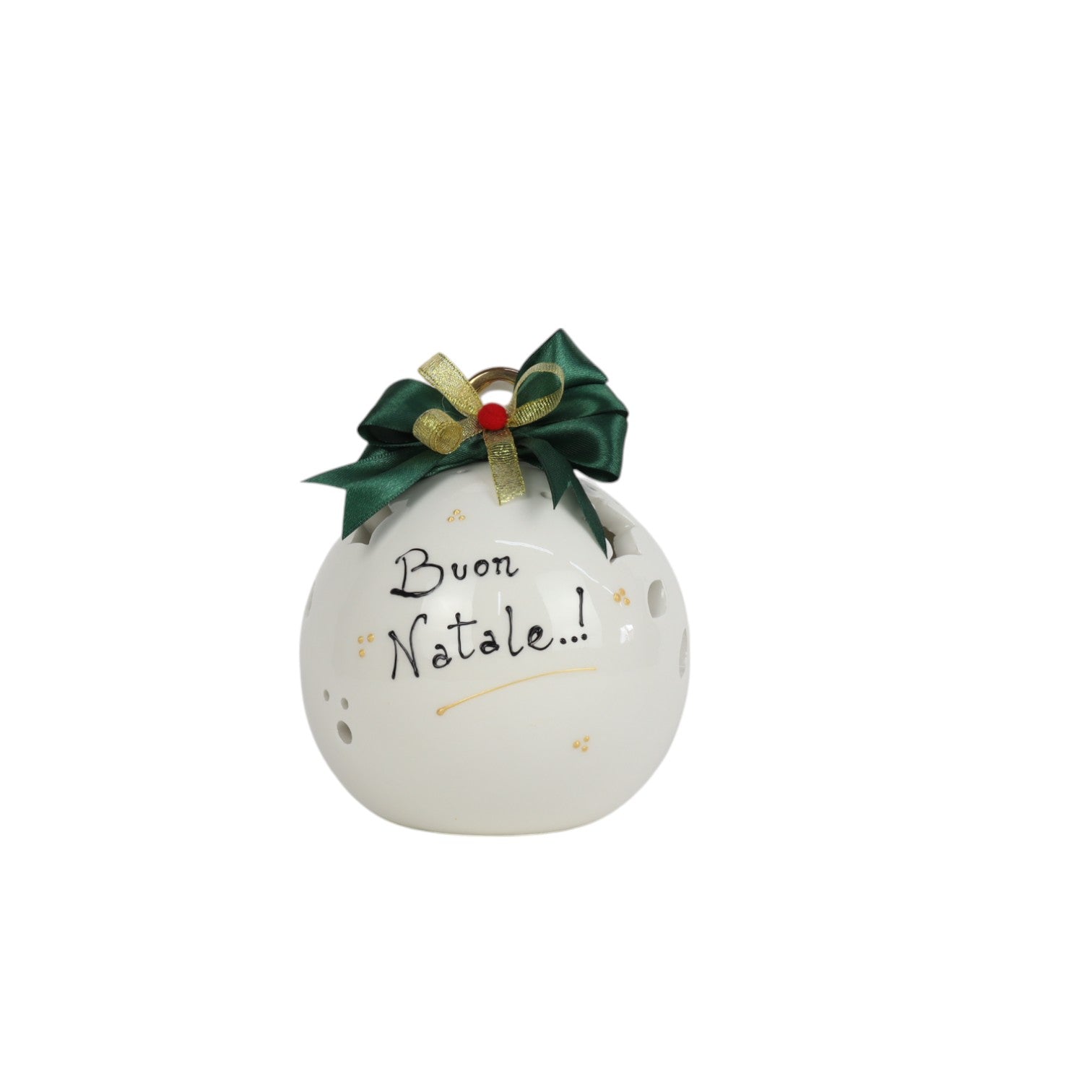 Pallina di Natale Bianca