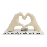 Mani a Cuore Grande con Base