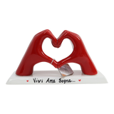 Mani a Cuore Grande con Base