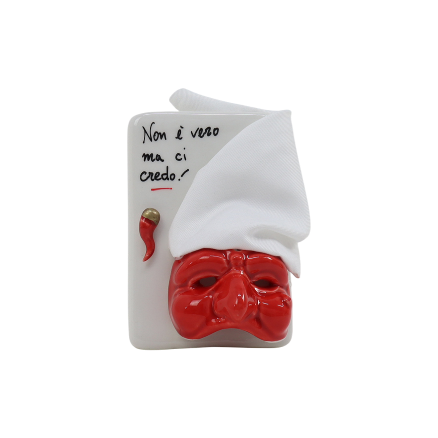 Quadretto Maschera di Pulcinella