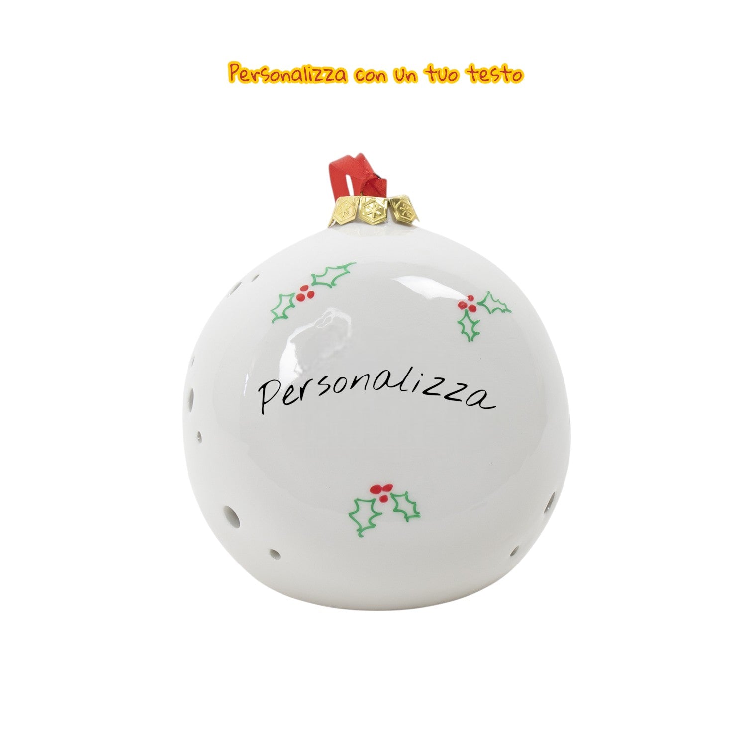 Pallina di Natale Personalizzata 14cm